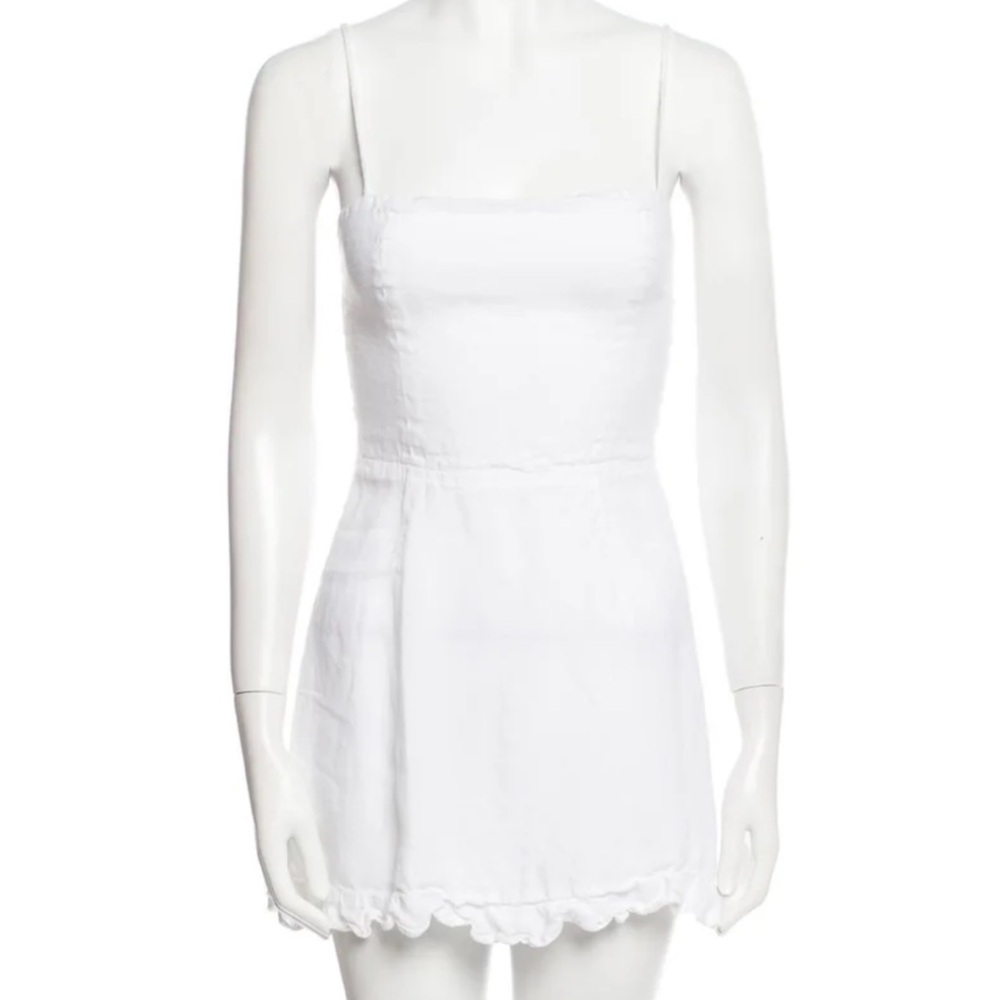 Reformation linen mini dress